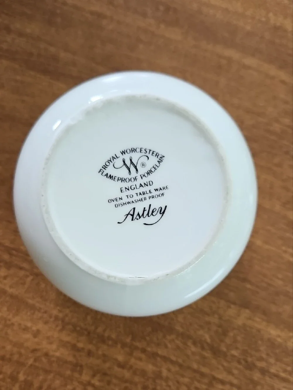VTG Royal Worcester Astley Porcelain Sugar Bowl and Creamer Set
